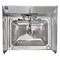 Amgood Stainless Steel Wall Mounted Hand Sink 17 in. x 15 in. with Side Splashes and Gooseneck Faucet HAND-SINK HS-17SS - alternate 5